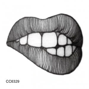 Lip biting