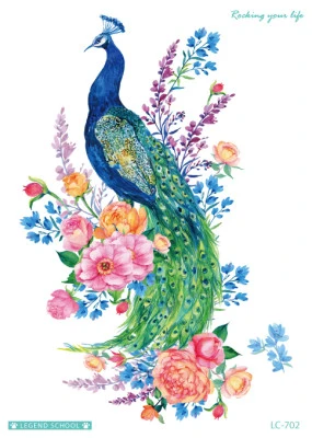 P&aring;f&aring;gel bland blommor